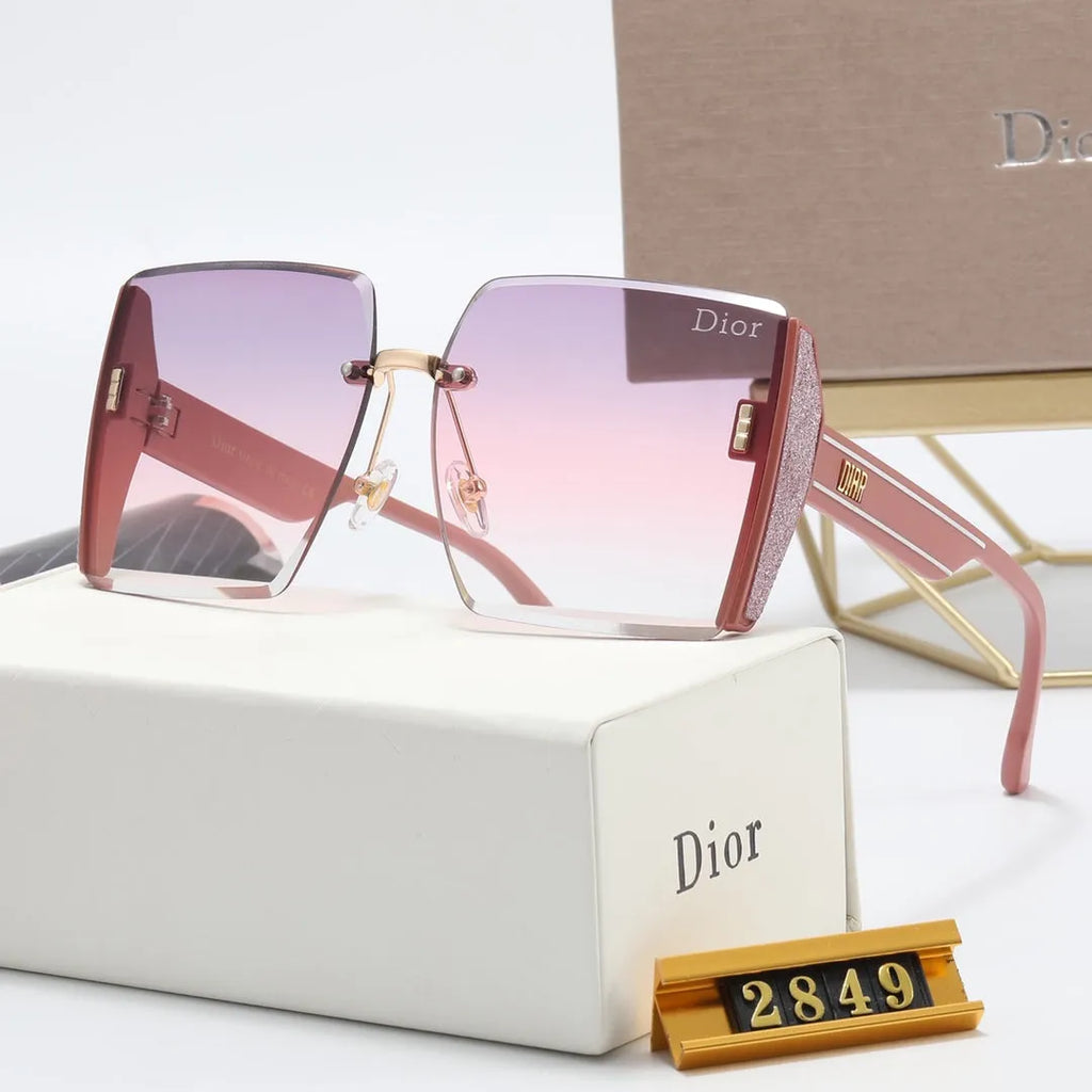 Frameless Square Polarized Sunglasses M9187